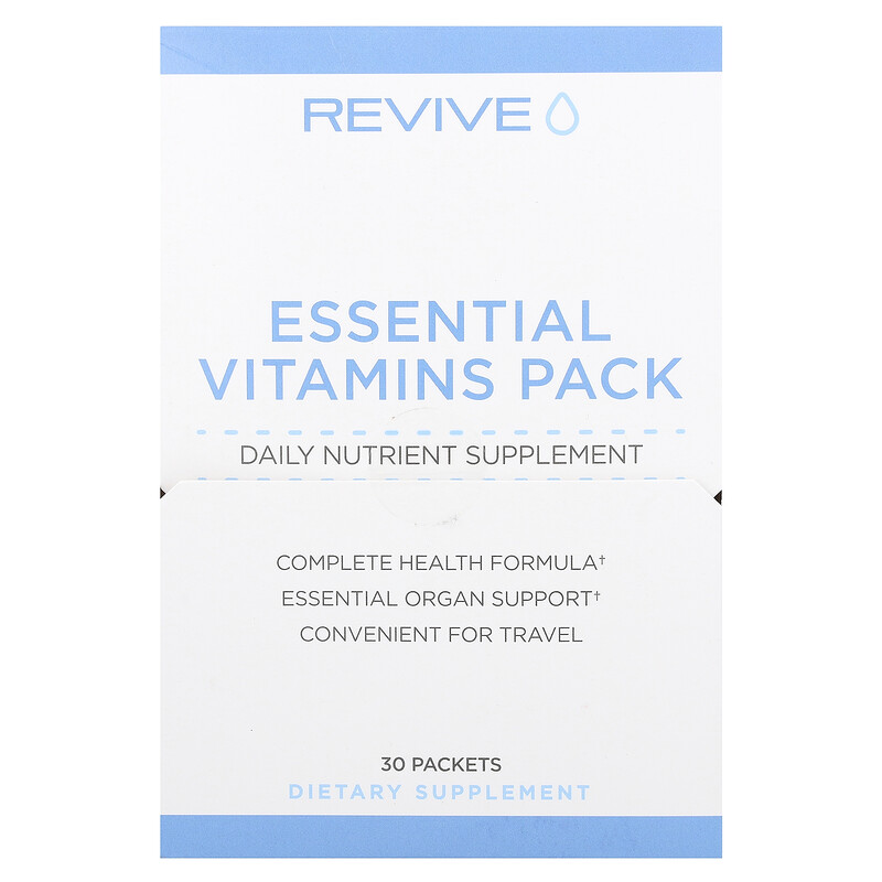 

Revive, Essential Vitamins Pack, 30 пакетиков