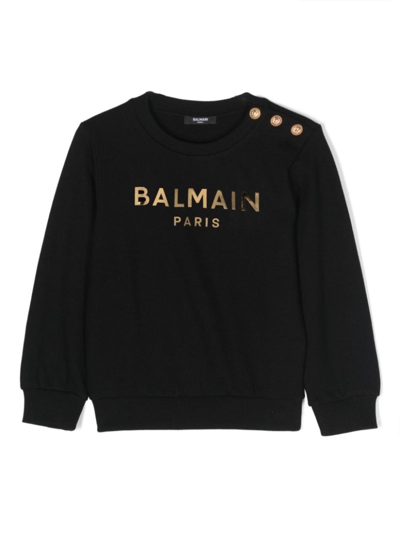 

Balmain Kids толстовка с логотипом, черный