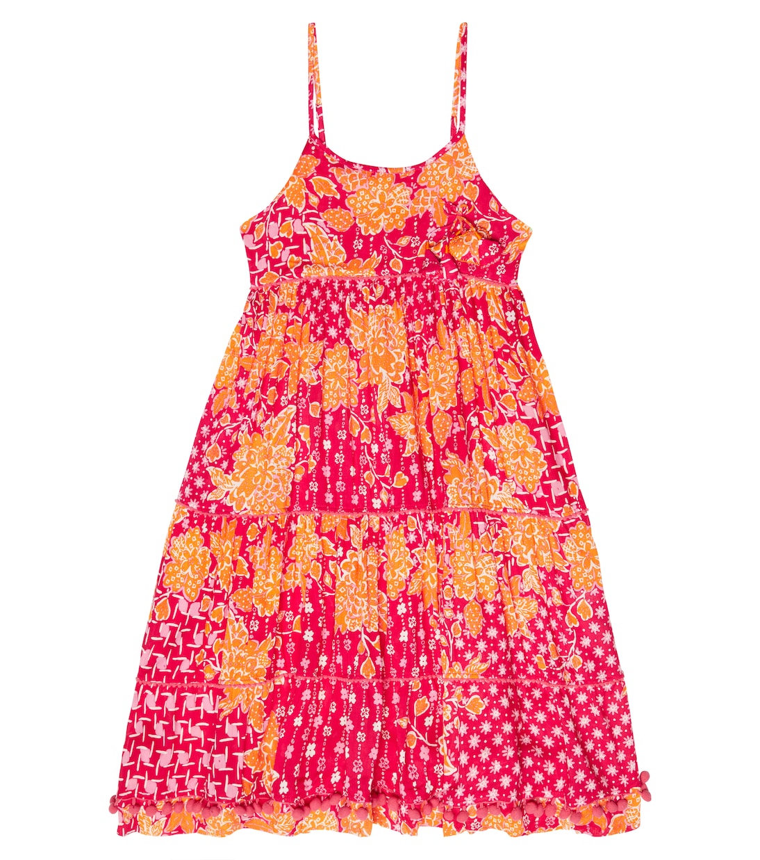 

Платье Пиппа с цветочным принтом Poupette St Barth Kids, Fuschsia Edelweiss