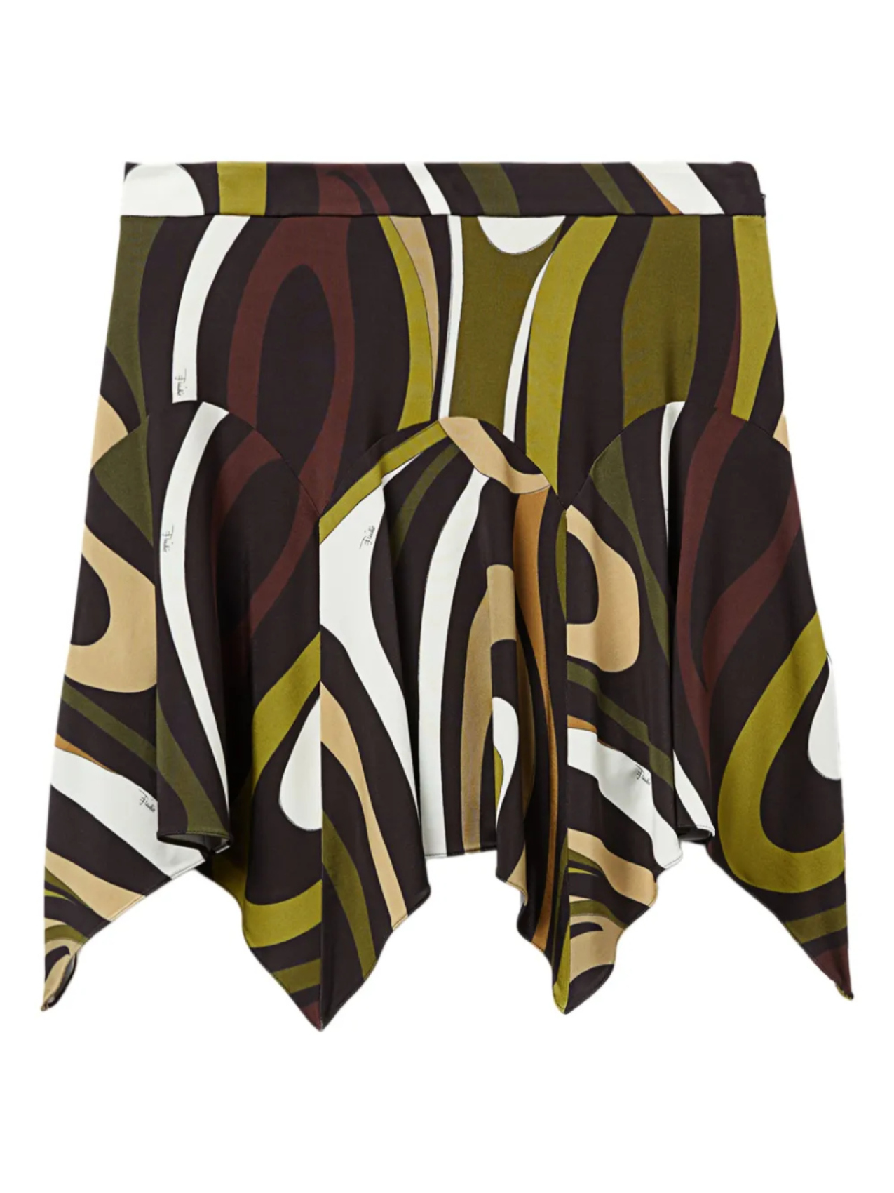 

PUCCI юбка мини с принтом Marmo, зеленый