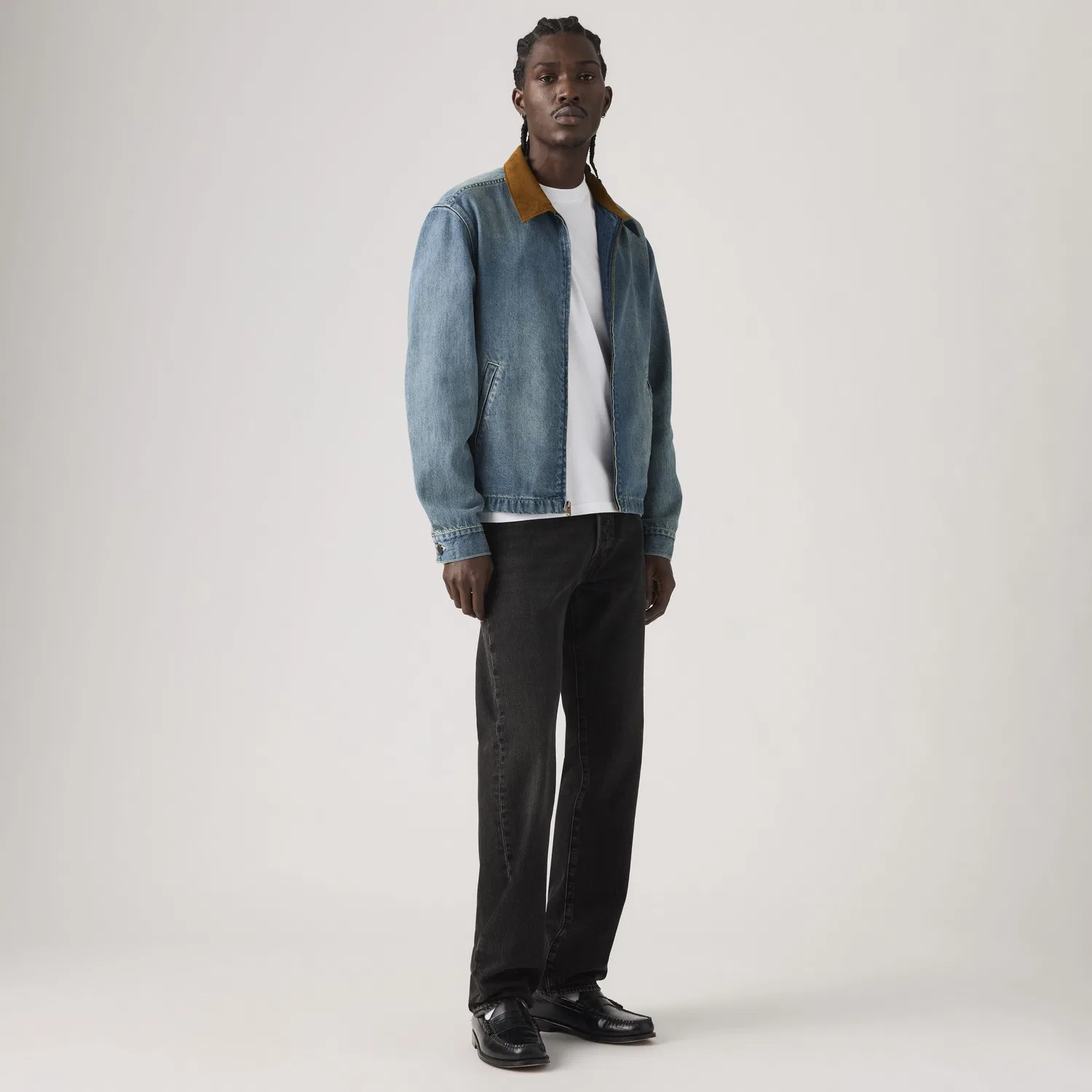 Мужские джинсы Levi's 501 Original Thermodapt, черный