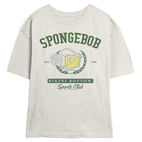 

Футболка с принтом SpongeBob SquarePants Bikini Bottom Sports Club Nickelodeon
