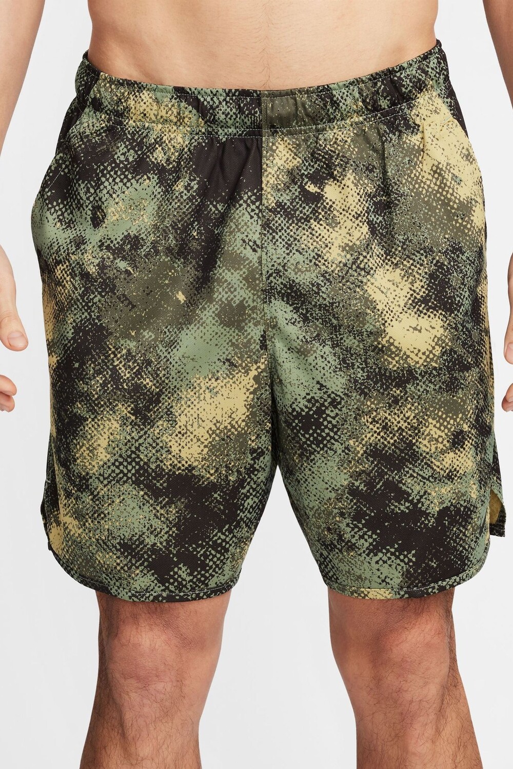 

Шорты для тренировок Totality camo 7 дюймов dri fit без подкладки Nike, зеленый