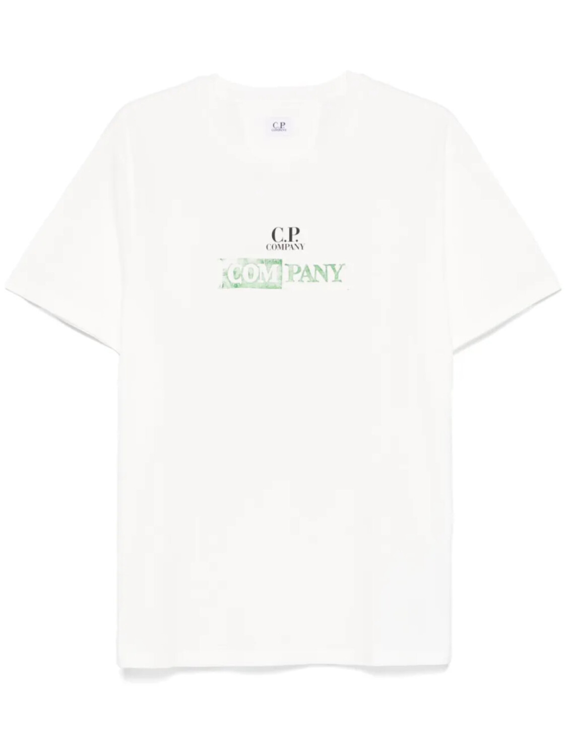 

C.P. Company футболка с логотипом, белый