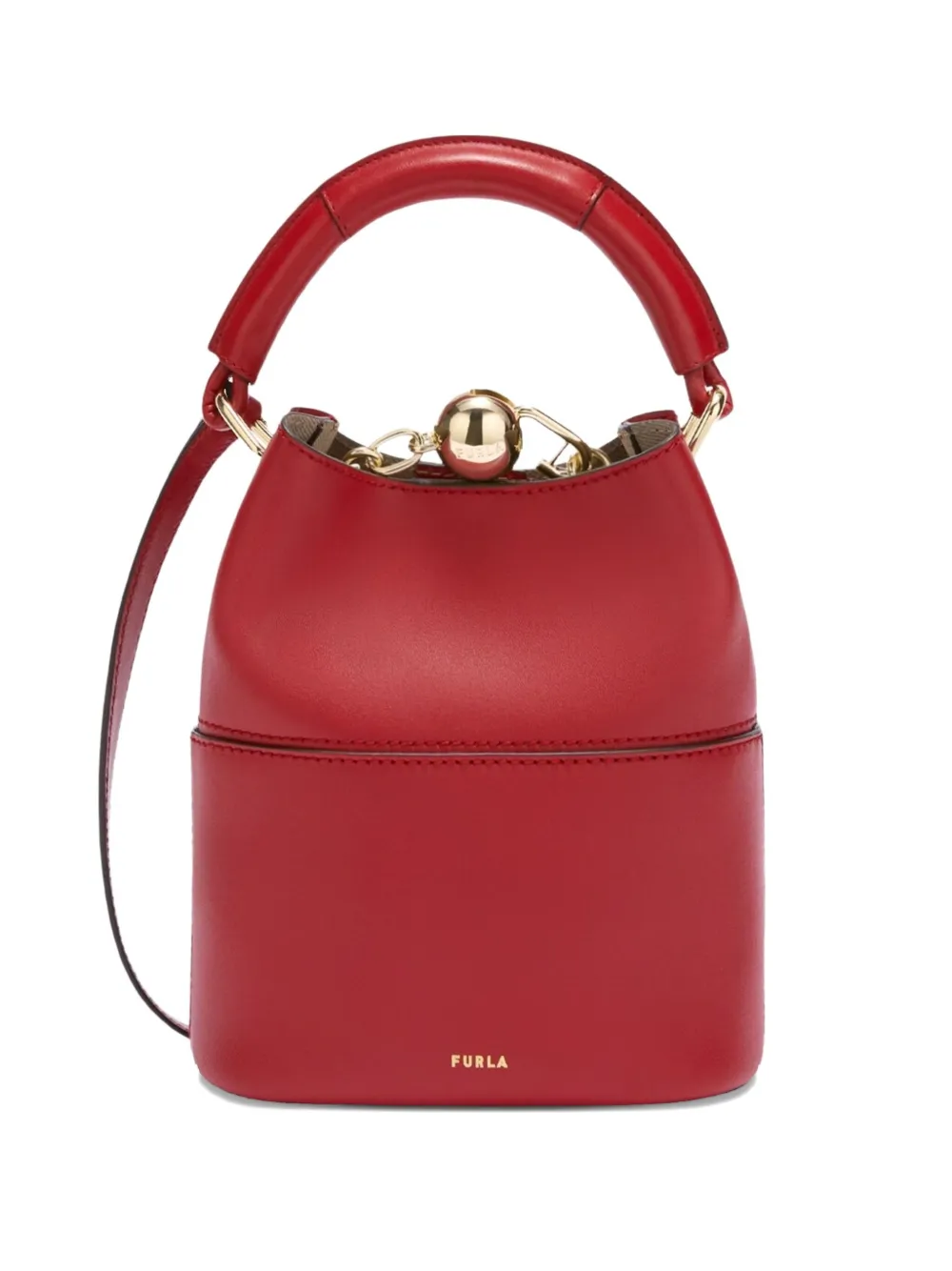 

Мини-сумка Sfera с верхней ручкой Furla, красный