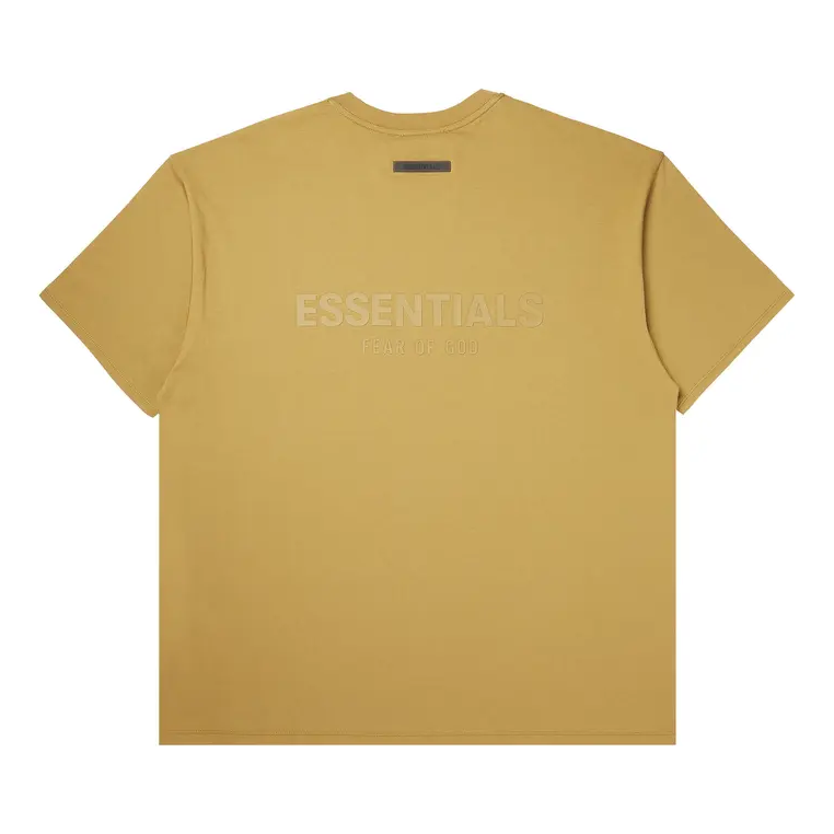 Футболка Fear of God Essentials Short-Sleeve T-Shirt 'Amber', желтый — фото 2