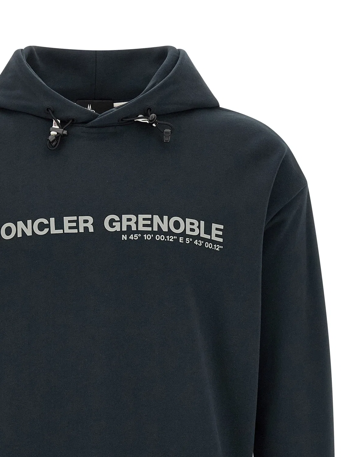Толстовка с логотипом Moncler Grenoble, синий — фото 3