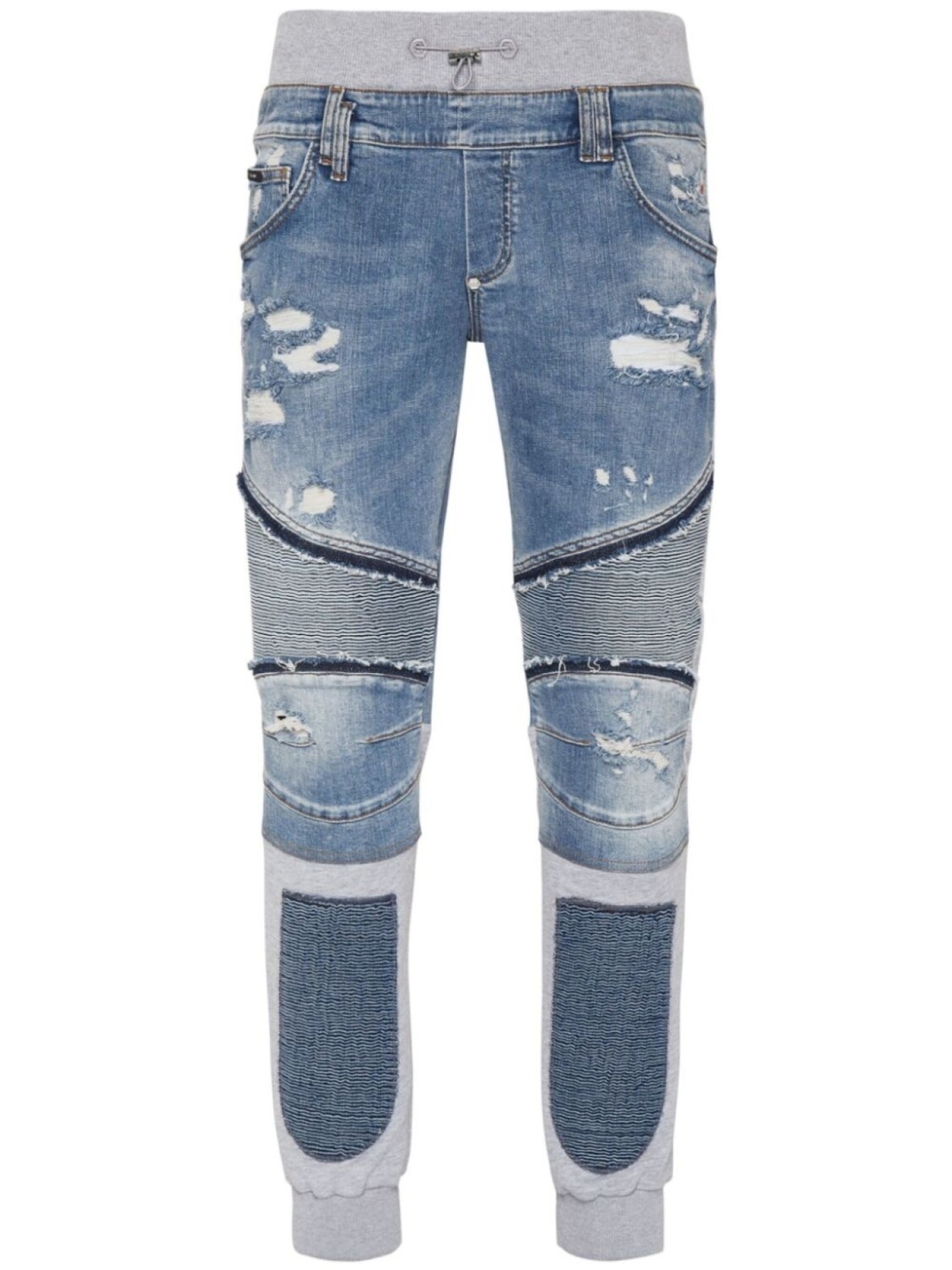 

Philipp Plein зауженные джинсы Skull & Bones, синий