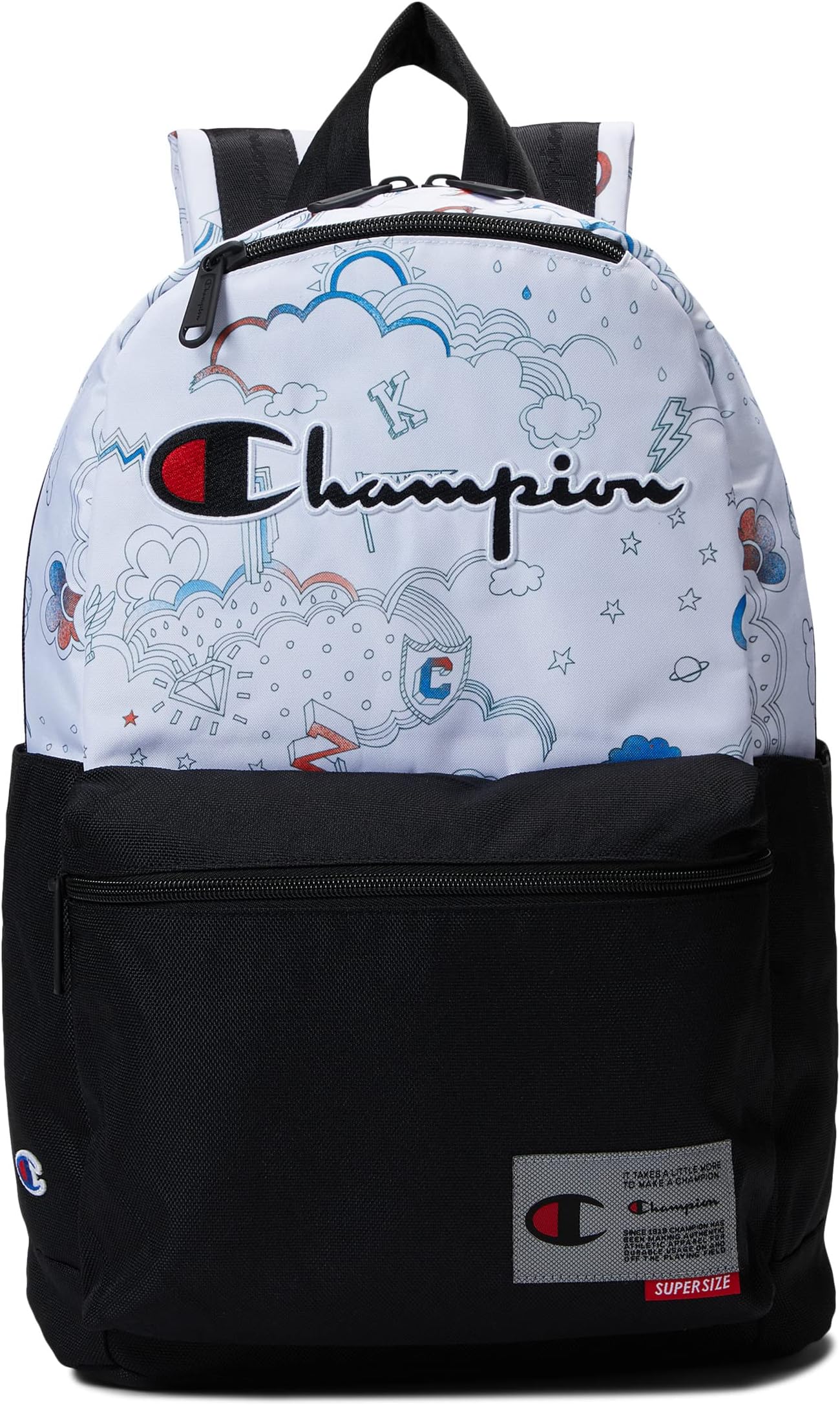 

Рюкзак Champion Supercize 4.0 Backpack, черный/белый