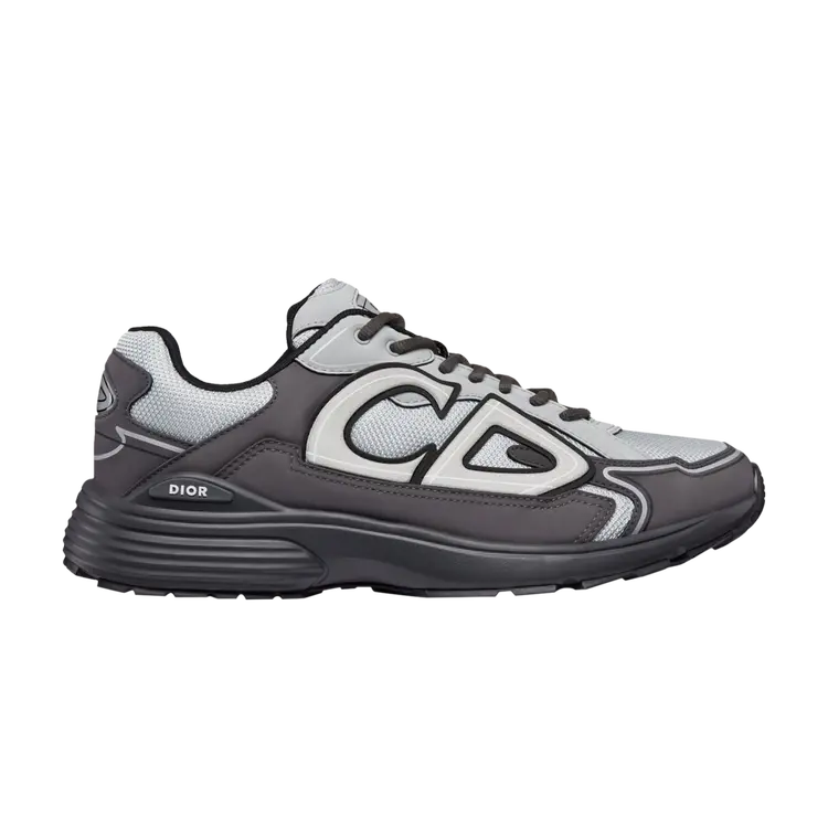 Кроссовки Dior B30 Reflective CD30 - Grey Anthracite, серый