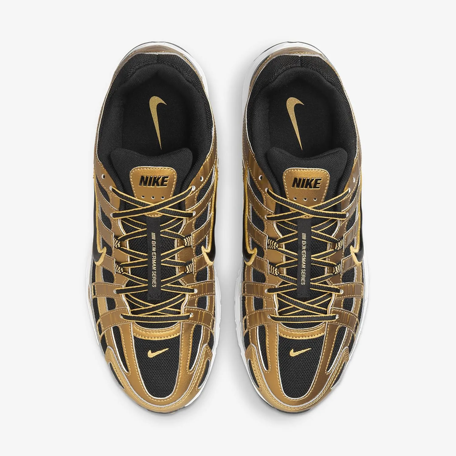 Мужские кроссовки Nike P-6000, металлик золотой/золотой/белый/черный — фото 4