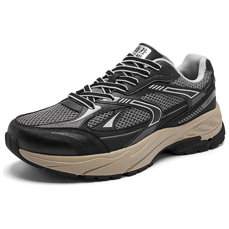 

Дышащие легкие кроссовки с амортизацией Rebound мужские черные QIAODAN