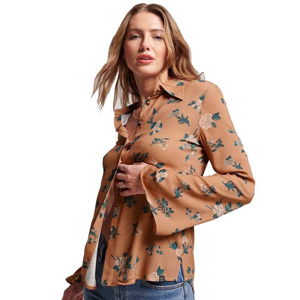 

Рубашка Superdry Studios Seventies, коричневый
