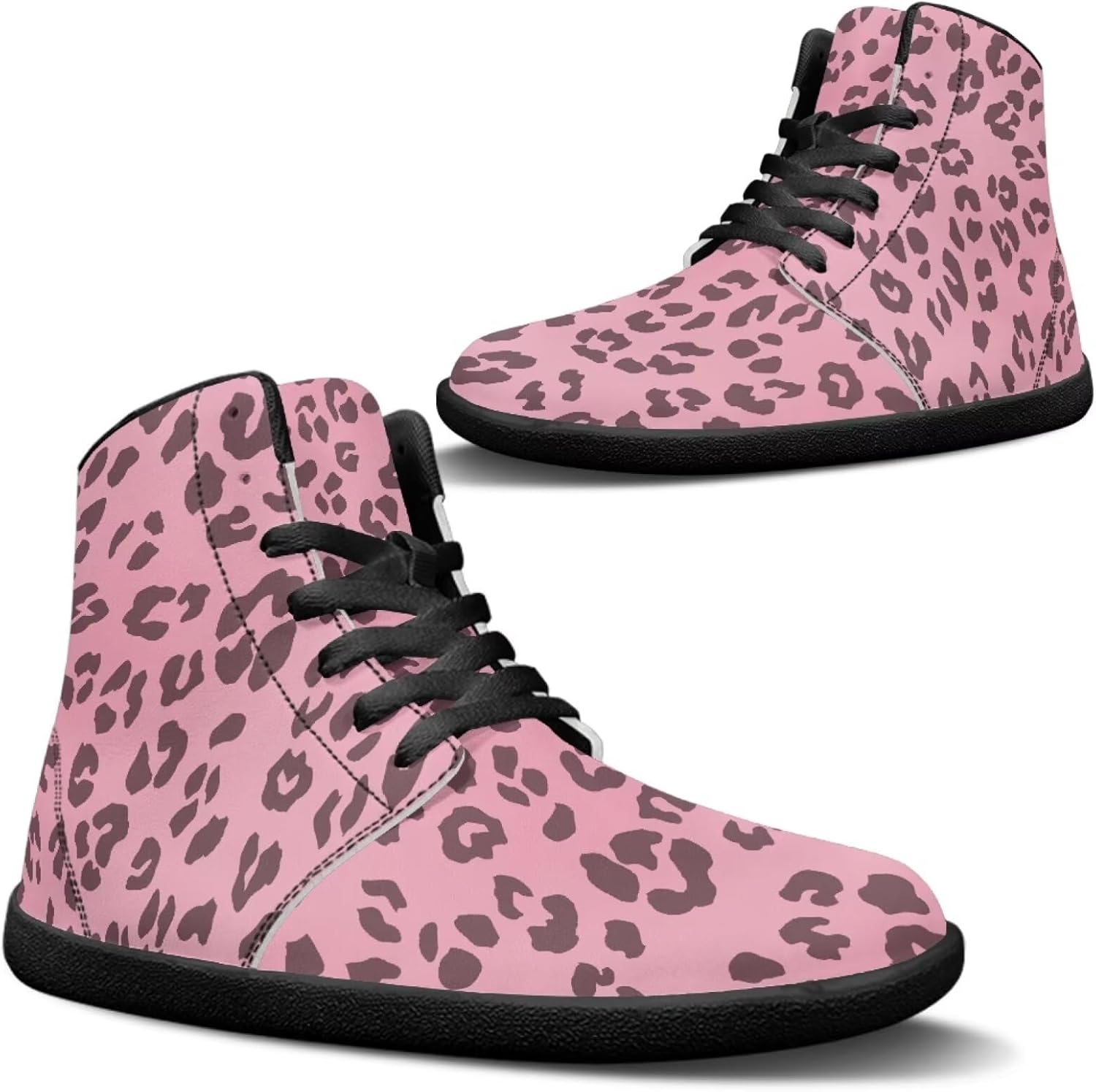 

Мужские кроссовки Binienty, высокие, из ПУ, широкие, противоскользящие, для бега и кросс-тренинга, без амортизации, розовый