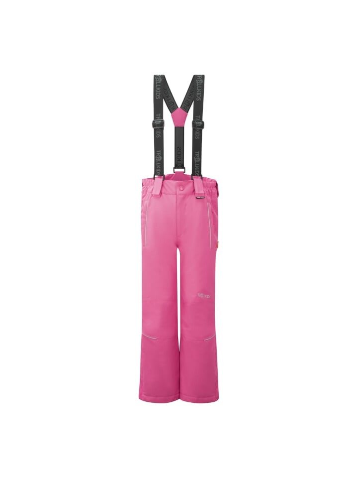 

Лыжные брюки Trollkids slim fit Holmenkollen, цвет light magenta