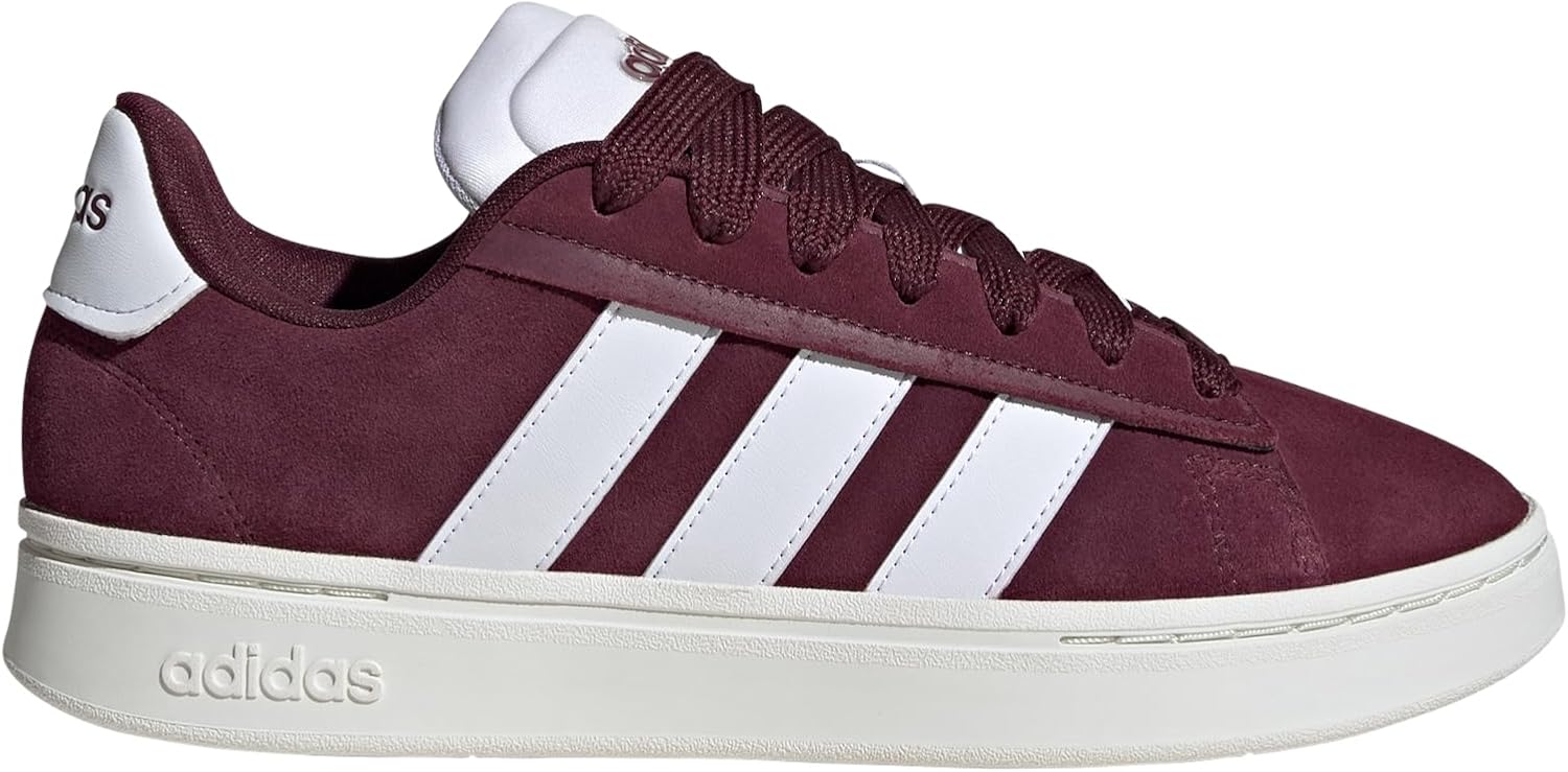 Мужские кроссовки Adidas Grand Court Alpha 00s, белый/бордовый — фото 2