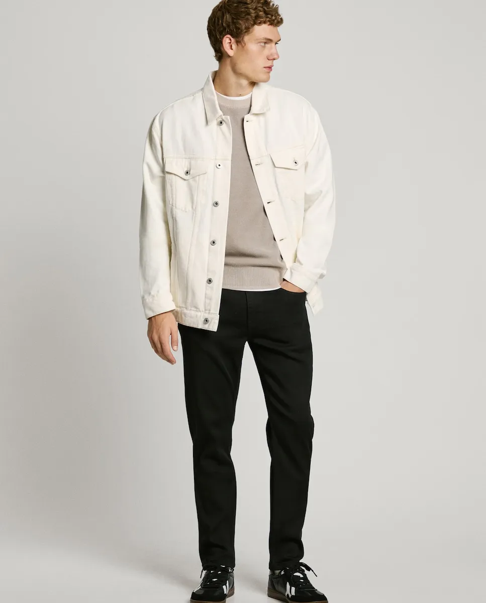 

Мужские джинсы Hatch облегающего кроя из эластичной ткани Pepe Jeans, черный