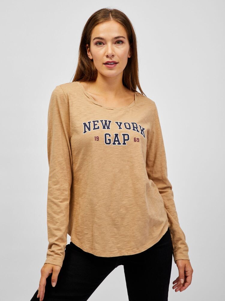 

Нью-Йоркская футболка Gap, бежевый