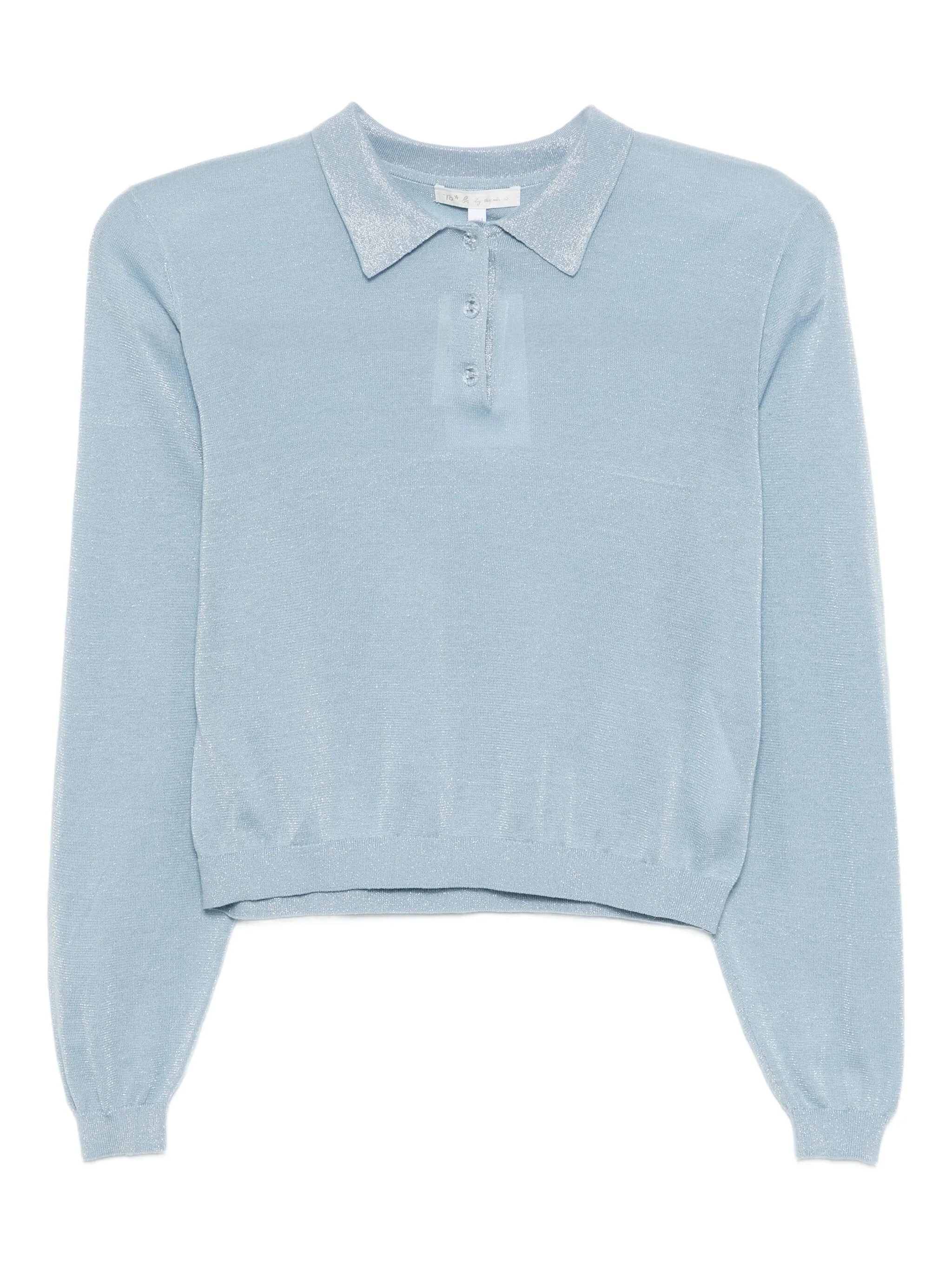 

Укороченная рубашка поло To B. By Agnès B., синий