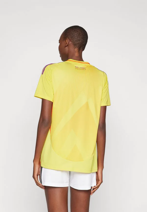 Женская выездная футболка сборной бельгии по футболу (реплика) Adidas Performance, Impact Yellow — фото 3