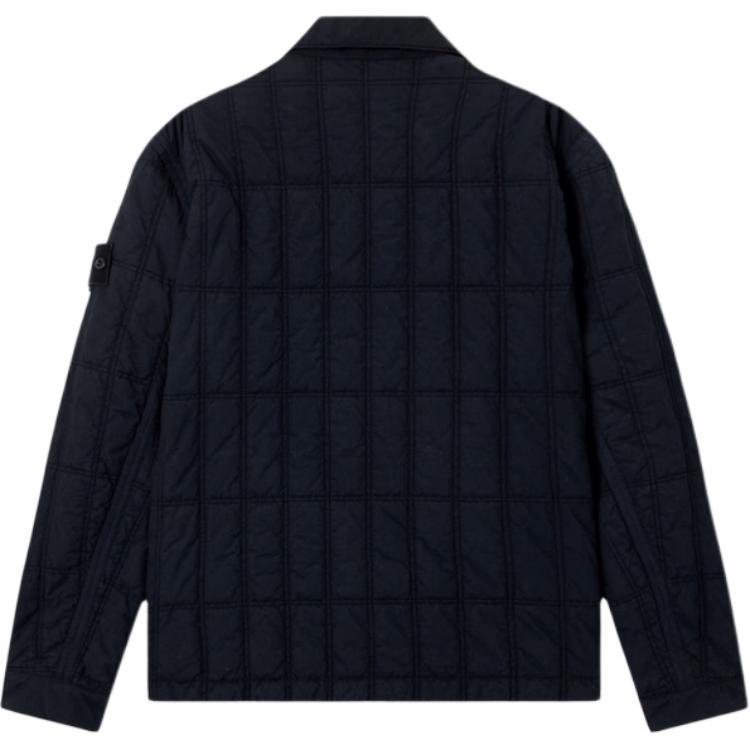 Стеганая куртка с вставками STONE ISLAND, синий — фото 3