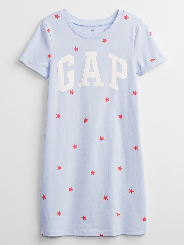 

Детское платье с логотипом. Gap, синий