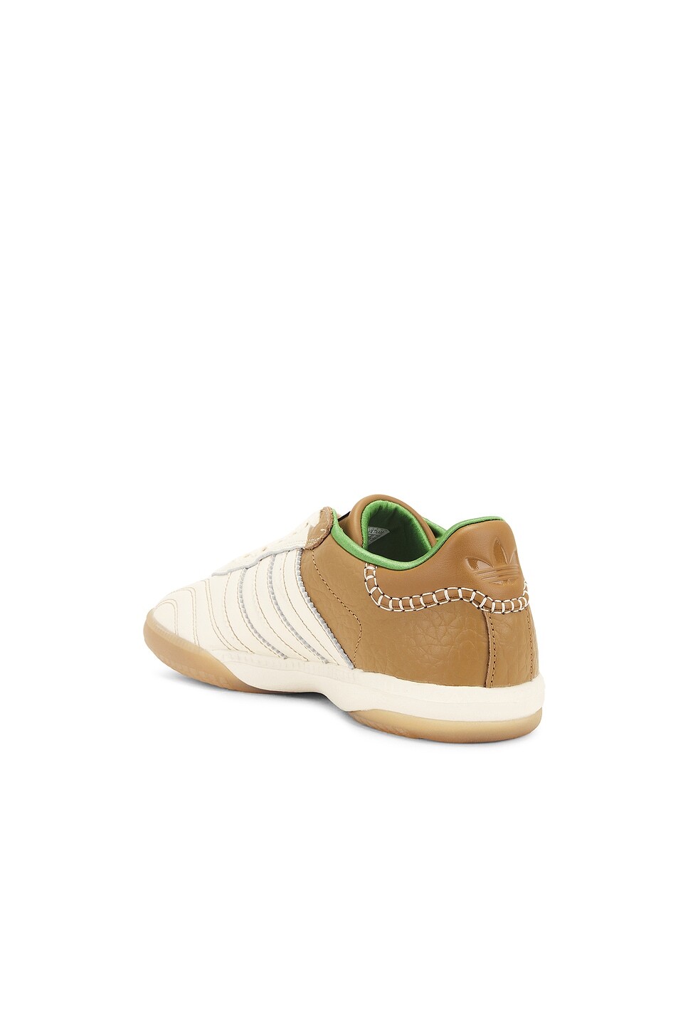 Кроссовки Samba Millenium Adidas By Wales Bonner, цвет Wonder White, Desert, & Crew Green — фото 3