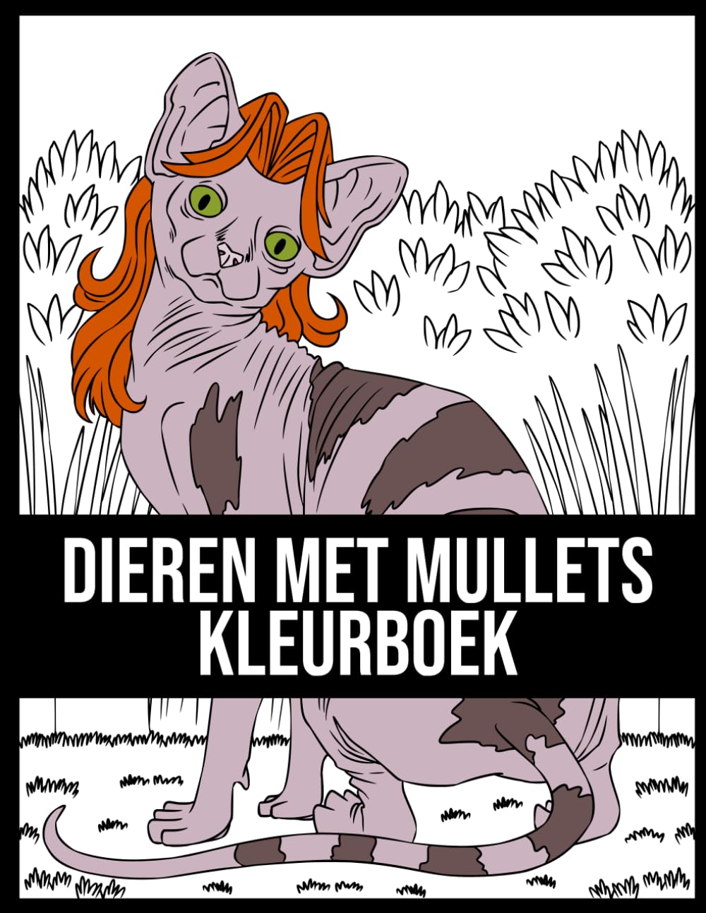

Dieren met Mullets Kleurboek: Een grappig kleurboek voor volwassenen met iconische dierenkapsels (Dutch Edition)