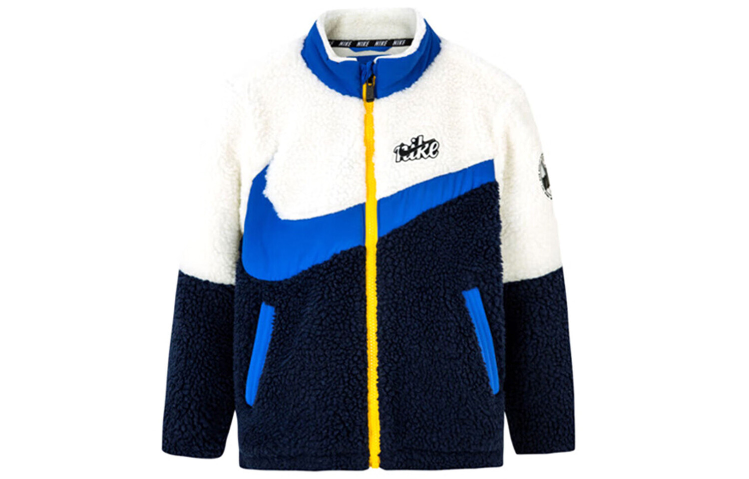 

Детская куртка Nike для малышей, цвет Blue with Black Lettering