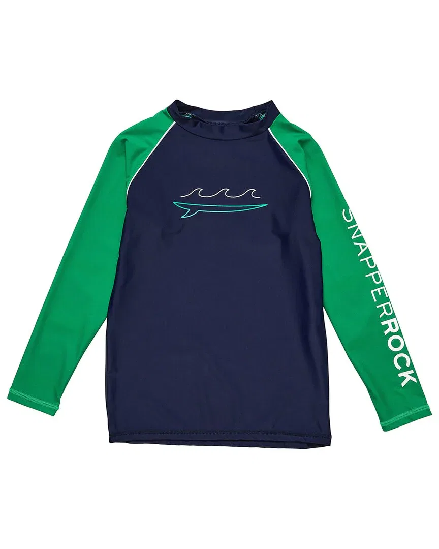 Snapper Rock Wave Rash Top, синий