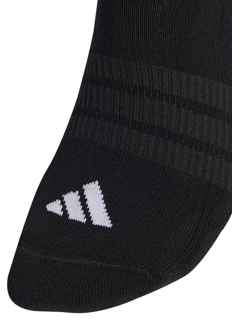Носки женские, низкие, с мягкой подкладкой, 3 пары Adidas, белый/черный/серый — фото 3