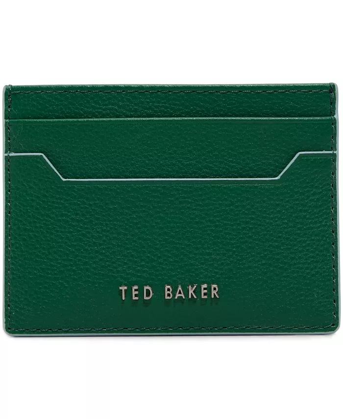 

Кошелек из кожи ярко-зеленого цвета Pebble Bright Green Ted Baker, зеленый