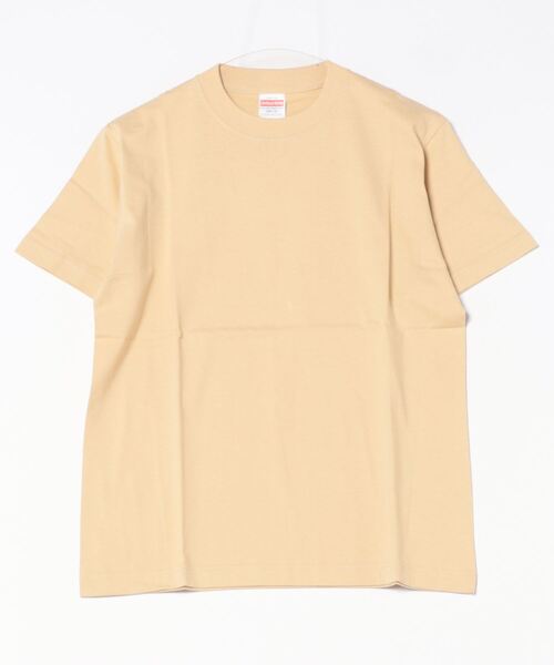 

VIBGYOR Футболка с коротким рукавом, однотонная, United Athle, светло-бежевый