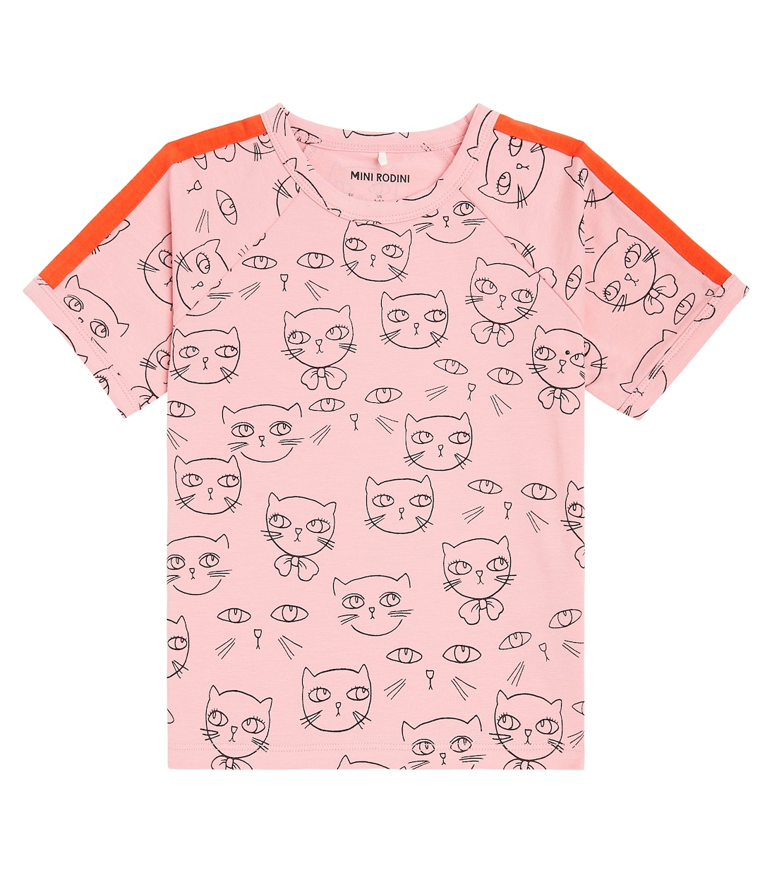 

Футболка Cathlethes из хлопкового джерси Mini Rodini, розовый