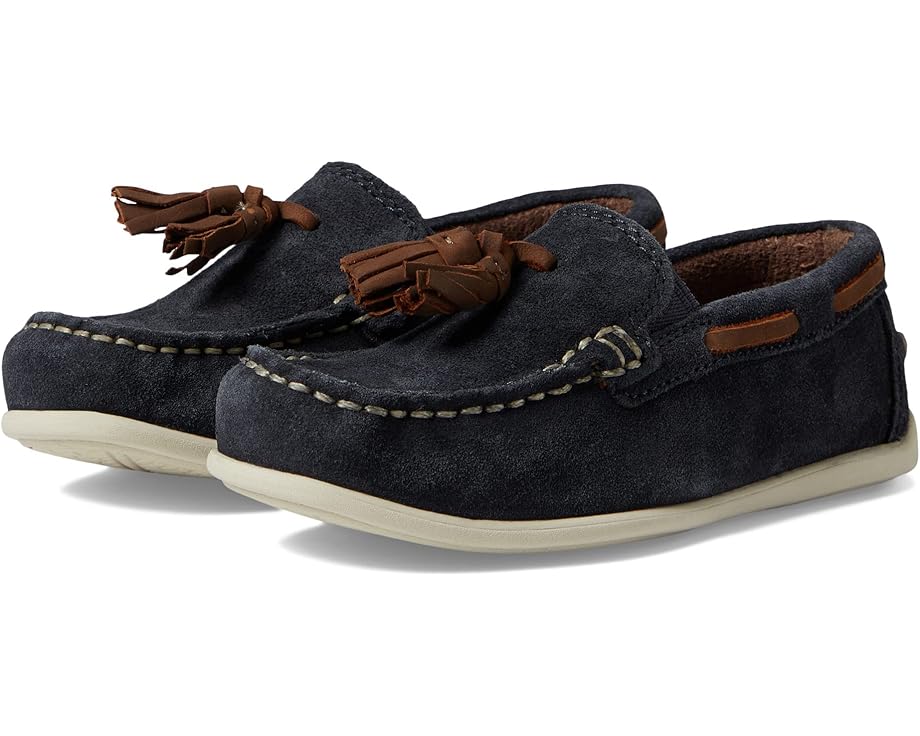 

Лоферы Florsheim Kids Jasper Jr Moc Toe Drop Tassel, цвет Navy Suede