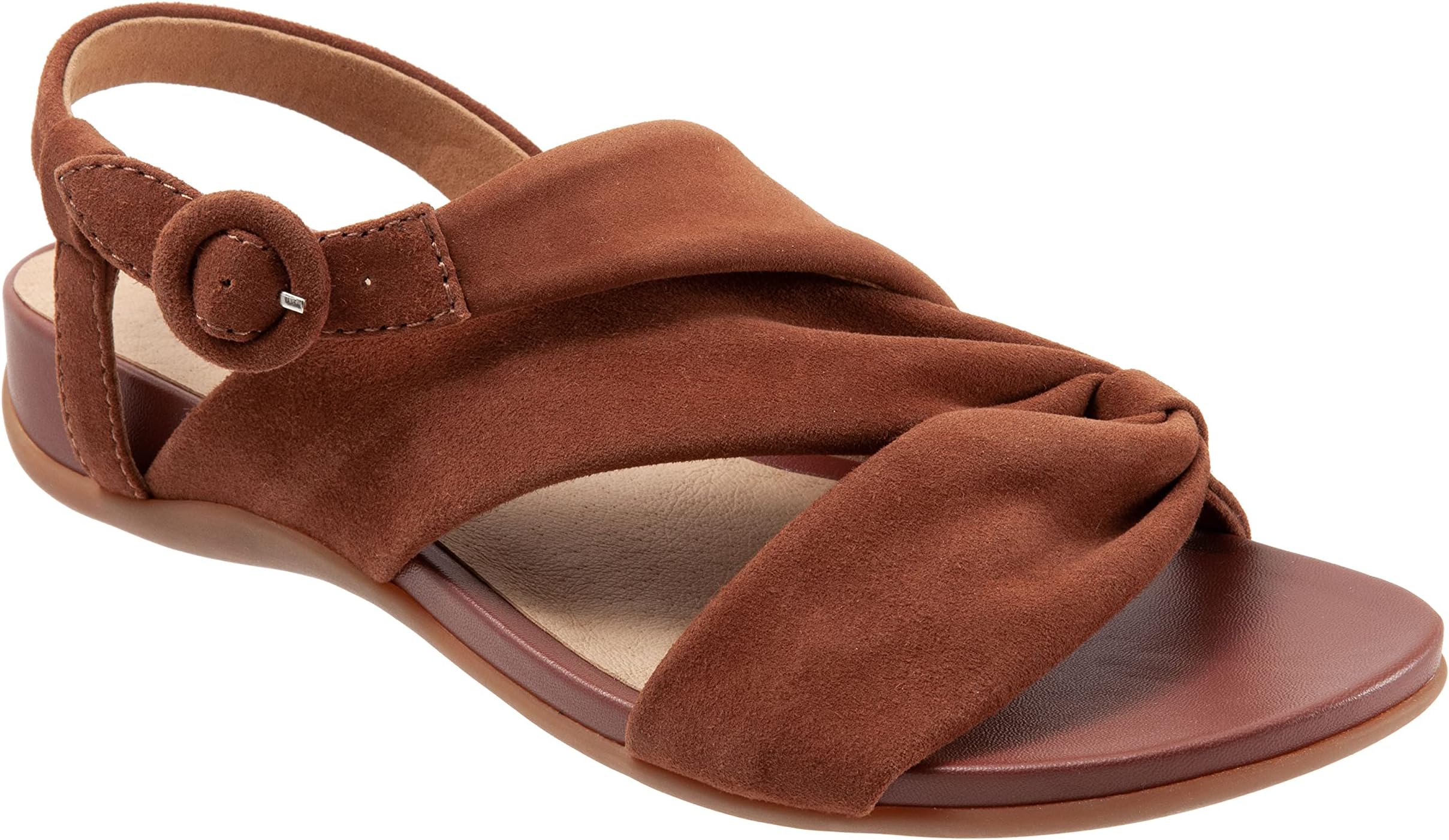 Сандалии SoftWalk Women's Tieli, Brown Toffee Suede