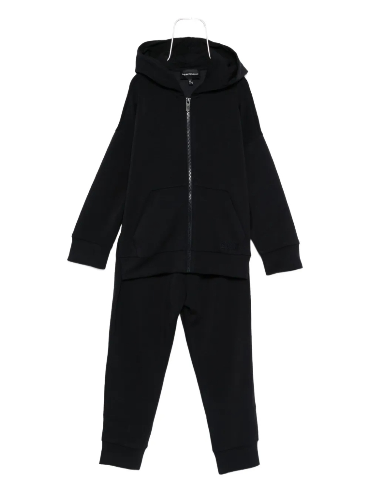 

Детский спортивный костюм Emporio Armani Kids с капюшоном и застежкой-молнией, синий