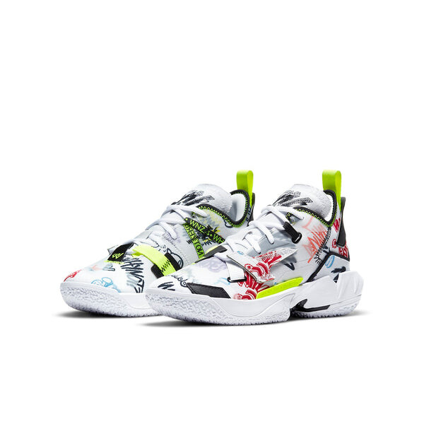 Кроссовки why not zer0.4 'graffiti' Air Jordan, мультиколор — фото 3