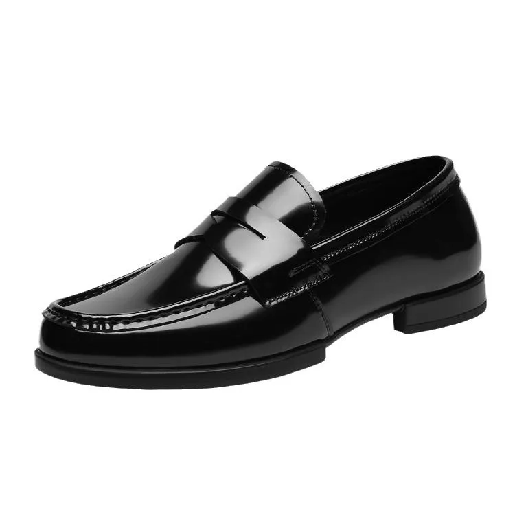 Мужские повседневные туфли low top LUNMADENG, бордовый — фото 4
