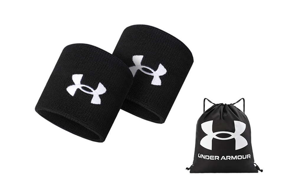 

Защитные наборы для баскетбола, бадминтона, волейбола, тенниса unisex Under Armour, черный