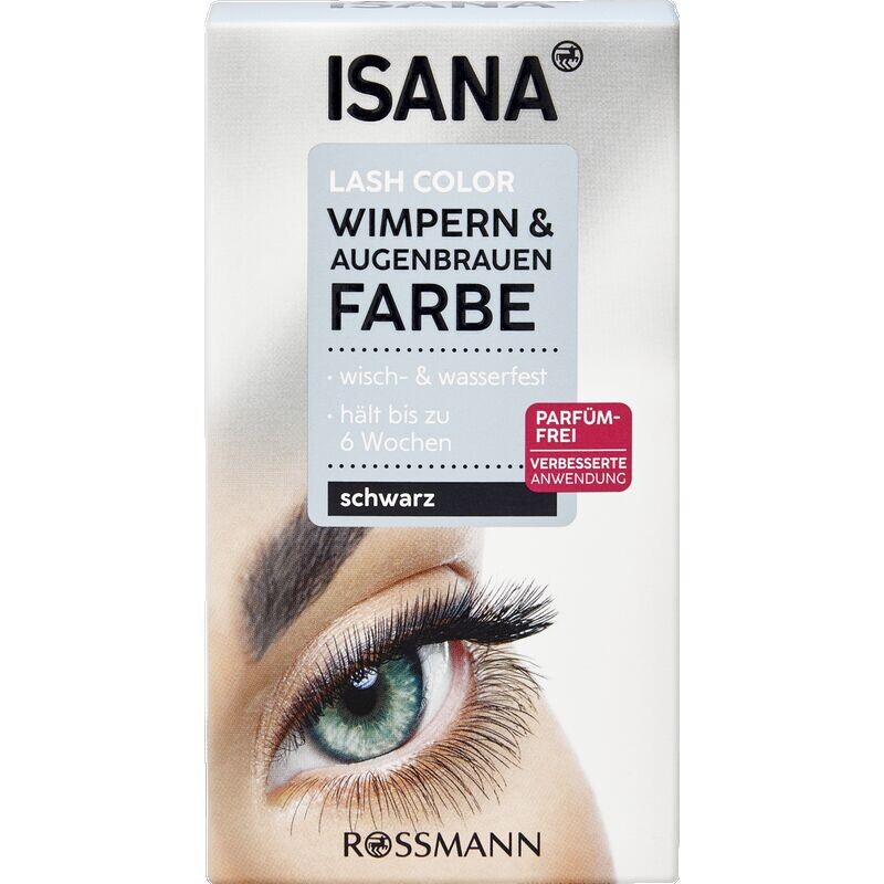 

Lash Color Цвет ресниц и бровей черный ISANA, 1 шт.