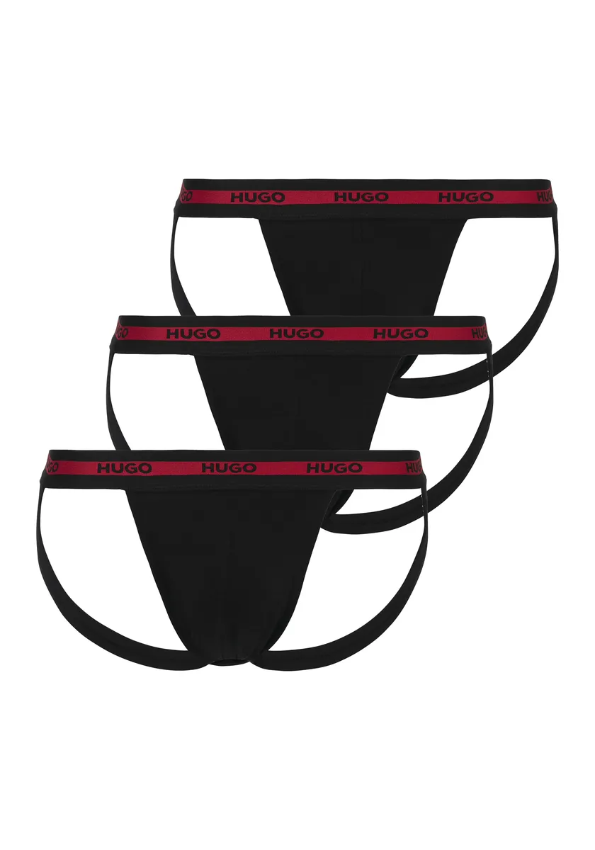 

HUGO Стринги для нижнего белья "JOCKSTR TRIPL PLANET" (3 шт.), с логотипом Hugo Hugo Underwear, черный