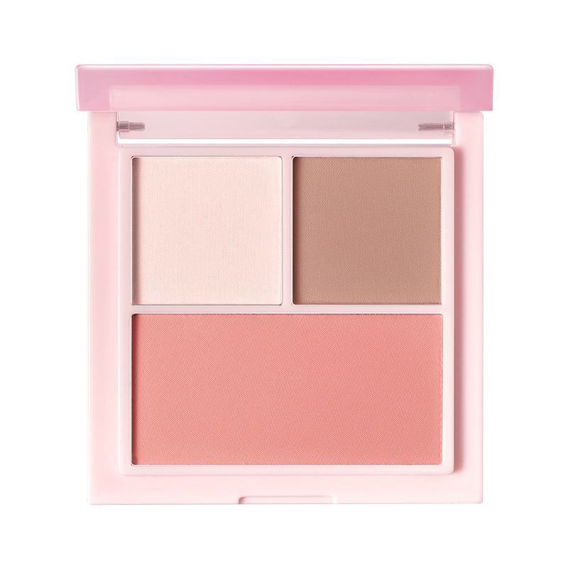 

Триколор юнити, палетка румян Surface Highlighter, легко растушевывается, 7,5 г CHIOTURE