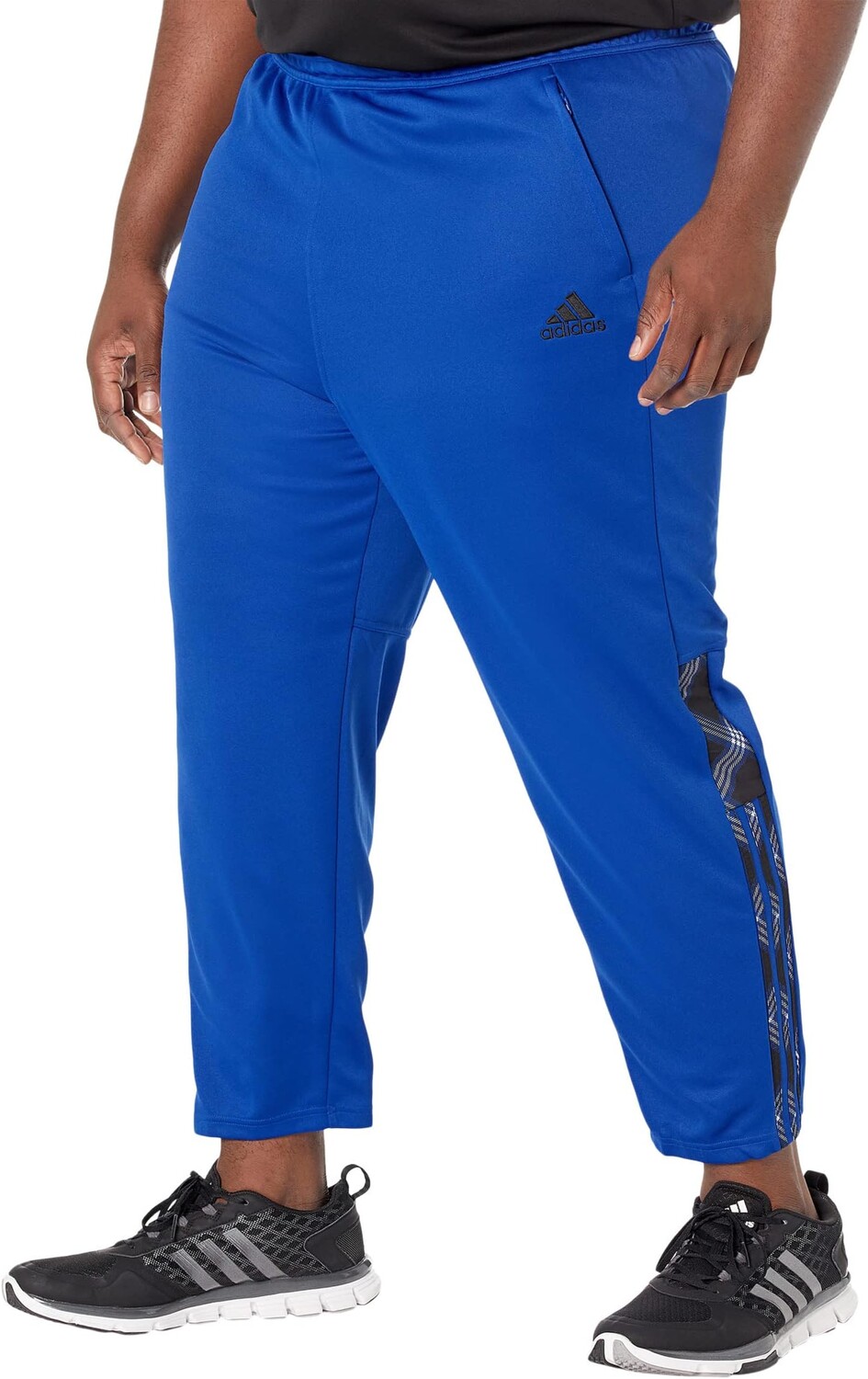 

Брюки Big & Tall Tiro '21 7/8 adidas, цвет Team Royal Blue/Black