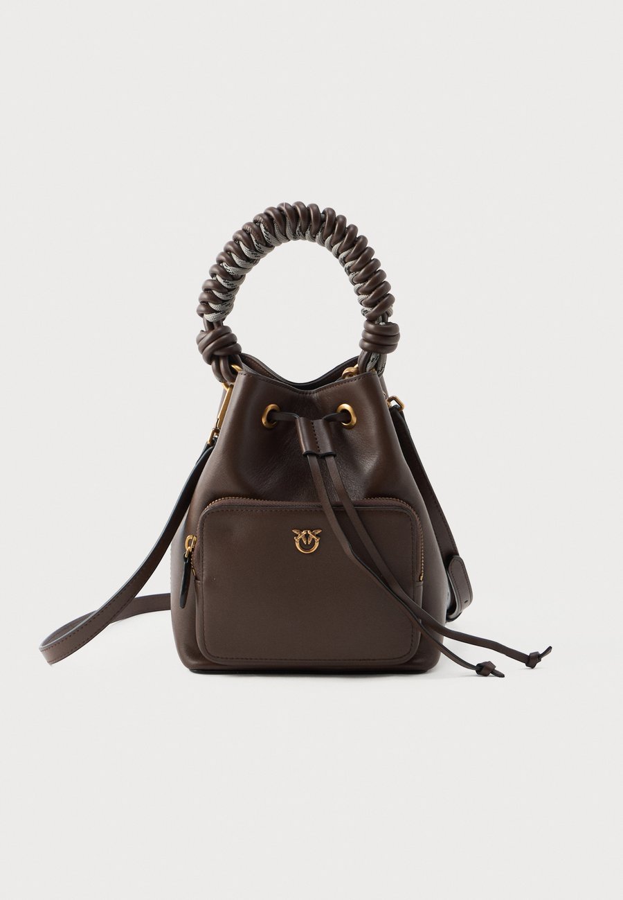 

Сумка Pinko CARGO BUCKET, Marrone Castano/Antique Gold-Coloured/Brown