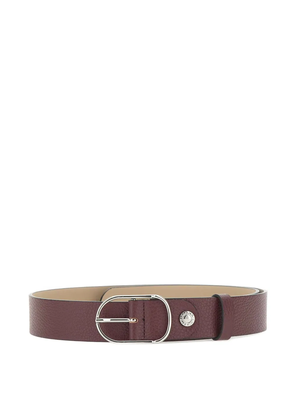 

Ремень с овальной пряжкой GIANNI CHIARINI, красный