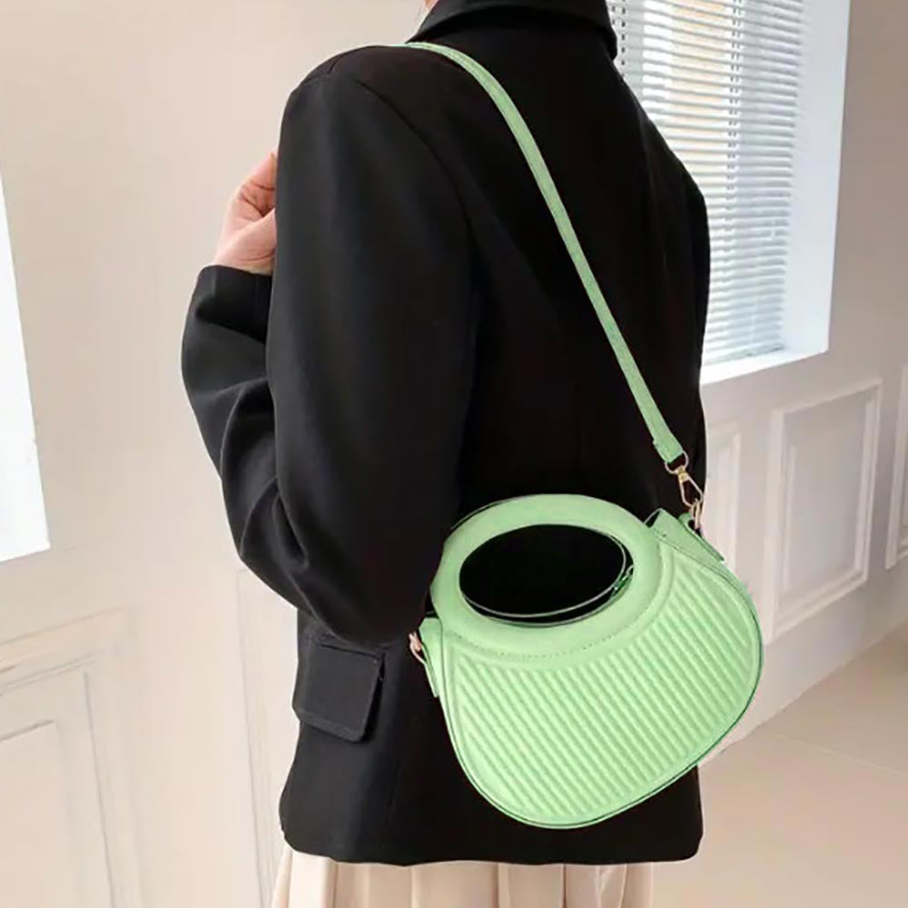 

Полумесяц маленькая сумка через плечо FASHNZFAB, оливковый