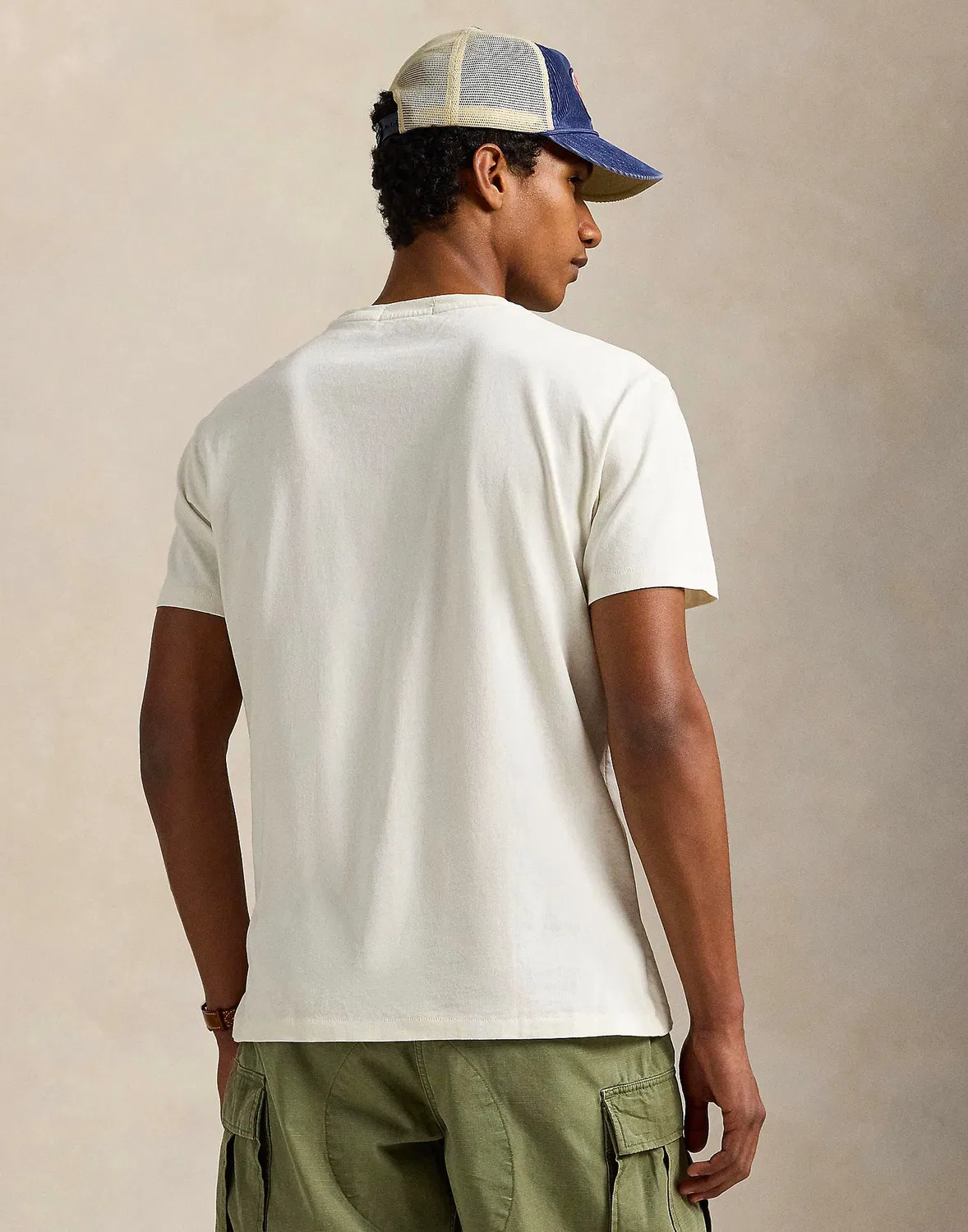 Футболка с принтом Classic Fit Jersey Graphic T-Shirt Polo Ralph Lauren Белый — фото 3