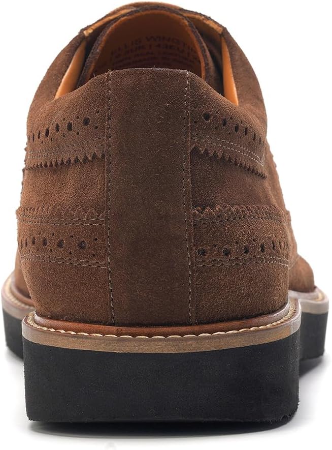 Мужские замшевые ботинки A. Veer Ellis с перфорацией, Tobacco Suede — фото 3