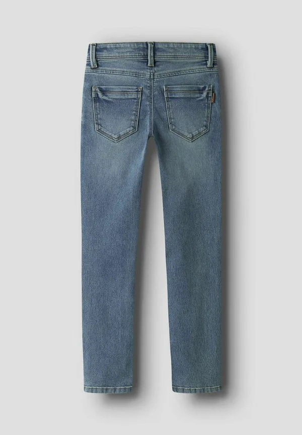 Джинсы прямого кроя nkmsilas noos Name It, Vintage Medium Blue Denim — фото 4